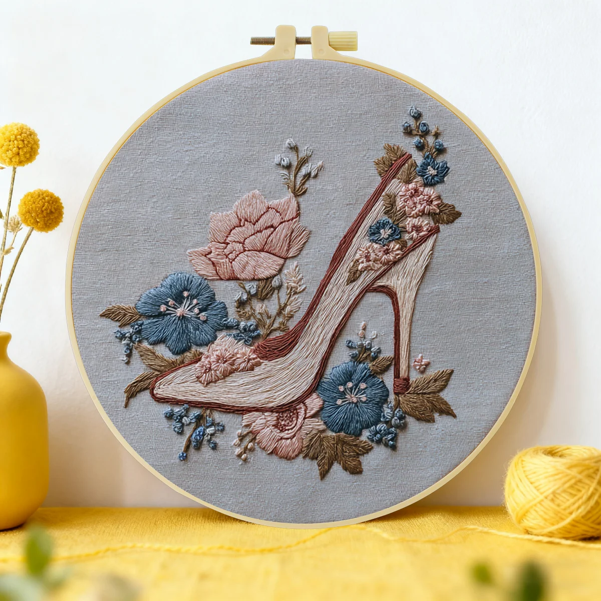 1pc 20X20CM/15X15CM 7.87/6.3inch High heels Embroidery Starter Kit DIY kit DIY embroidery kit manualidades Home Decor Needle Art
1pc 20X20CM/15X15CM 7.87/6.3inch High heels Embroidery Starter Kit DIY kit DIY embroidery kit manualidades Home Decor Needle Art
