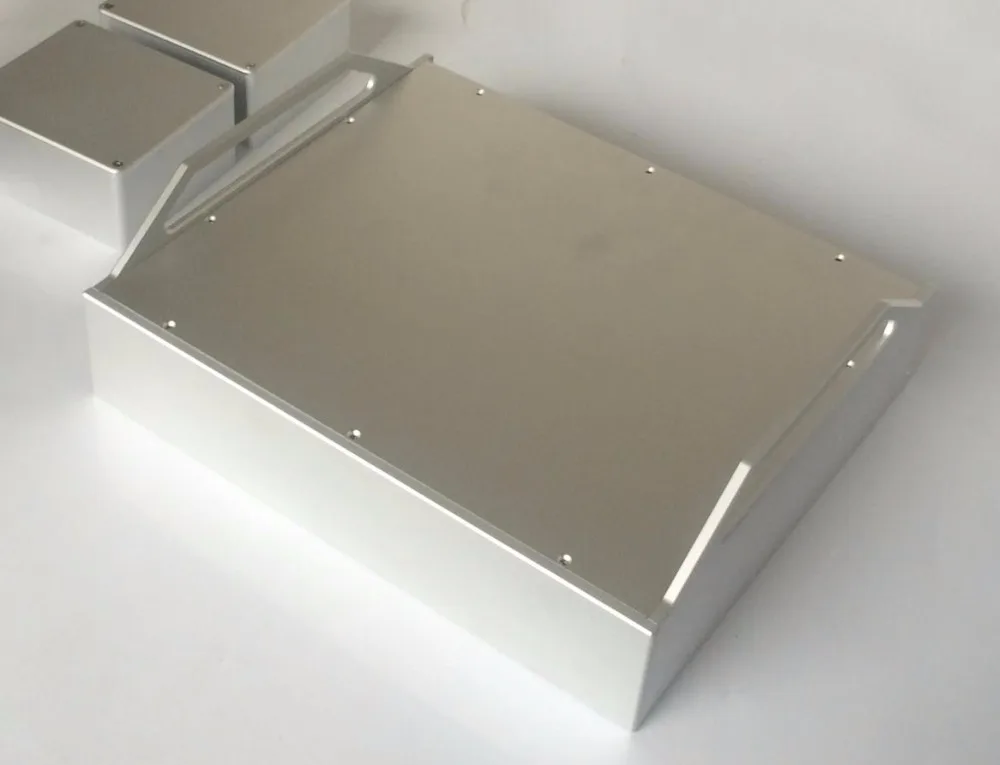 Full aluminum integral handle tube power amplifier chassis amp DIY silver Shell Enclosure Housing 4314H
Full aluminum integral handle tube power amplifier chassis amp DIY silver Shell Enclosure Housing 4314H