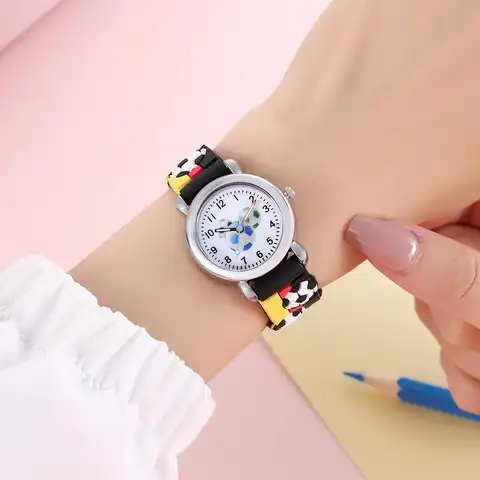 New Fashion Colorful Cartoon Football Student and Children's Watch Quartz Watch Electronic Watch