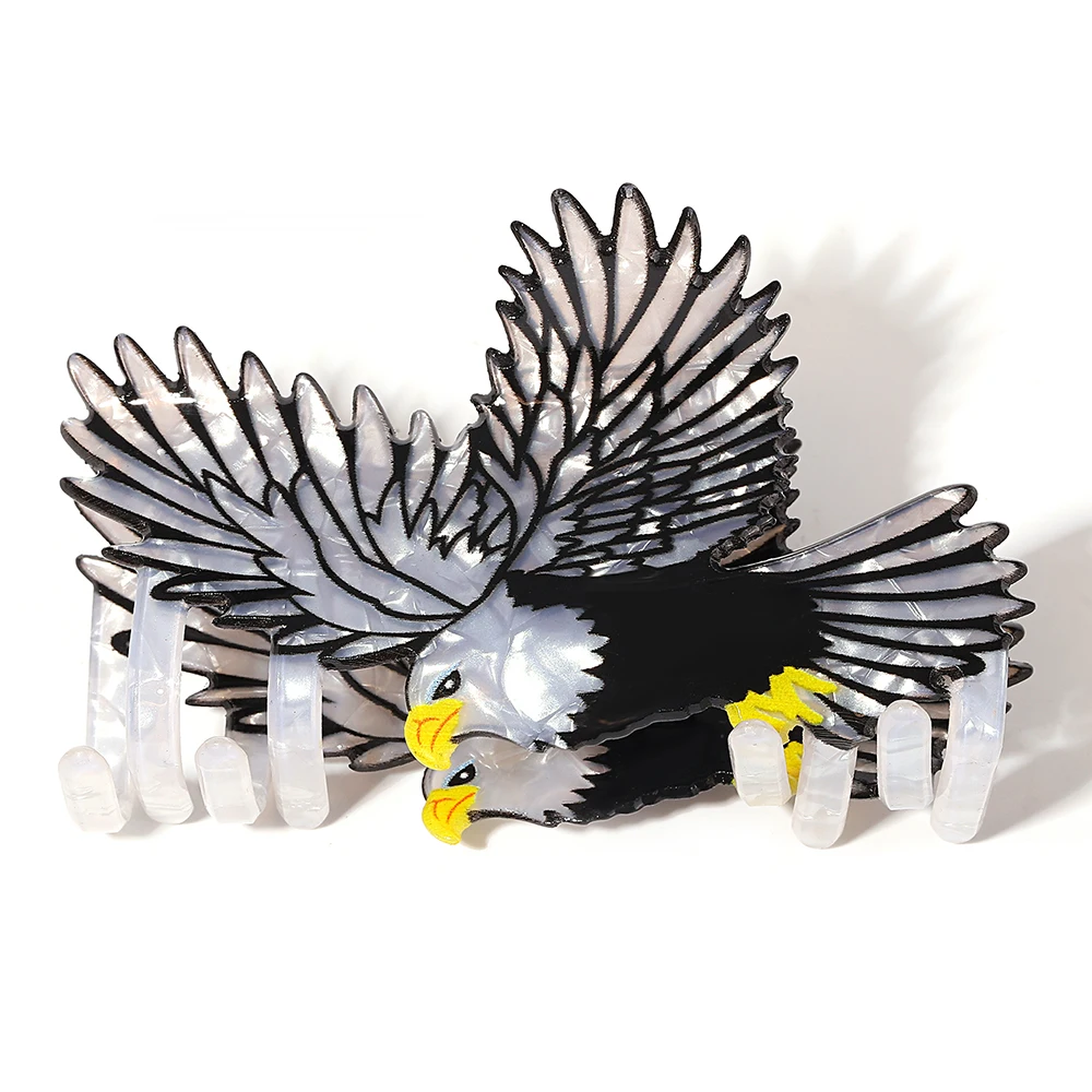Cute Cartoon Eagle Printed Large Size Hair Clip Claw For Women Girls New Creative Hairpin Shark Hair Accessories Tool Gifts
Cute Cartoon Eagle Printed Large Size Hair Clip Claw For Women Girls New Creative Hairpin Shark Hair Accessories Tool Gifts