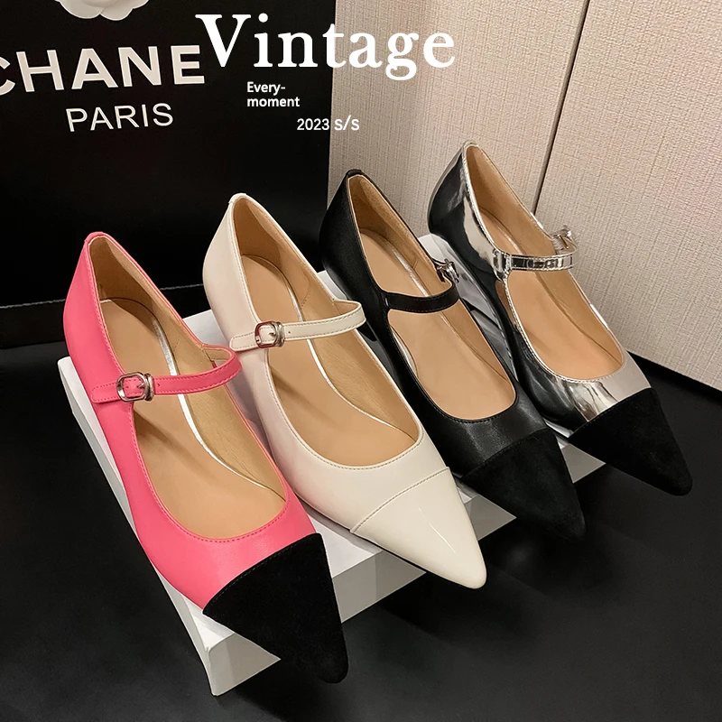 2023 New Arrival Fashion High Heels Shoes Genuine Leather Party Wedding Shoes Wedges Pointed Toe Women Mixed Colors Pumps Shoes
2023 New Arrival Fashion High Heels Shoes Genuine Leather Party Wedding Shoes Wedges Pointed Toe Women Mixed Colors Pumps Shoes