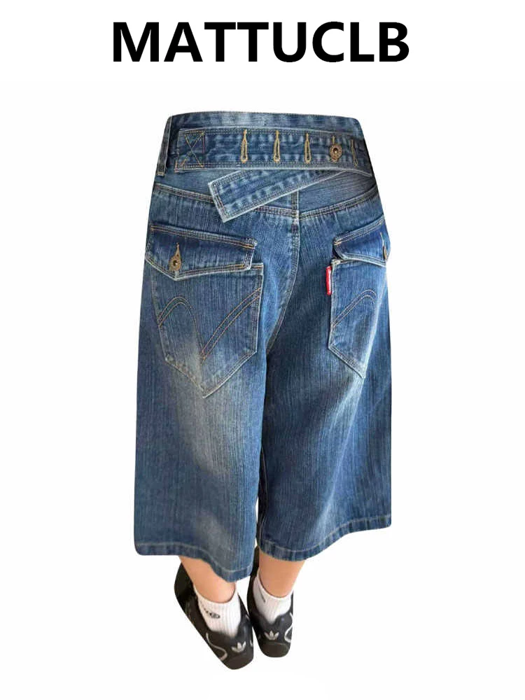 Summer Women American Retro Embroidery Jorts Jean Shorts Y2K 2000s Harajuku Calf-Length Denim Pant Japanese High Street Grunge
Summer Women American Retro Embroidery Jorts Jean Shorts Y2K 2000s Harajuku Calf-Length Denim Pant Japanese High Street Grunge