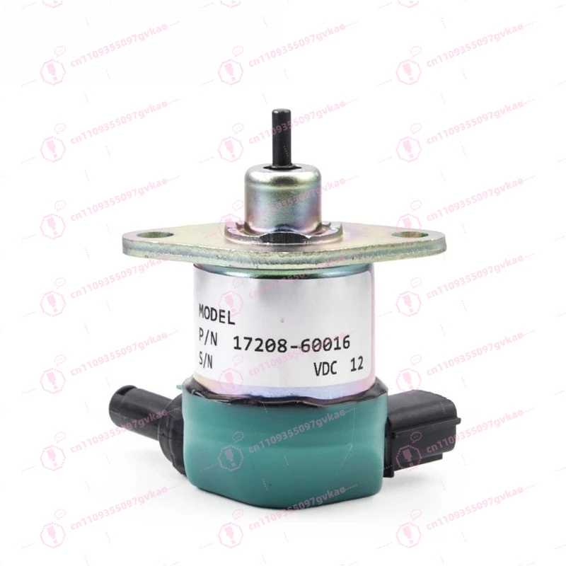 D1005 D1105 D905 Engine Fuel Shut-off Solenoid Valve 17208-60016-12v-24
D1005 D1105 D905 Engine Fuel Shut-off Solenoid Valve 17208-60016-12v-24