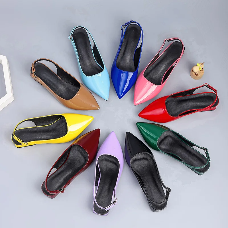 Elegant Pointed Toe Thin High Heels Women Sexy Slingbacks Women Pumps Luxury Patent Leather High Heeled Sandals Banquet Heels
Elegant Pointed Toe Thin High Heels Women Sexy Slingbacks Women Pumps Luxury Patent Leather High Heeled Sandals Banquet Heels