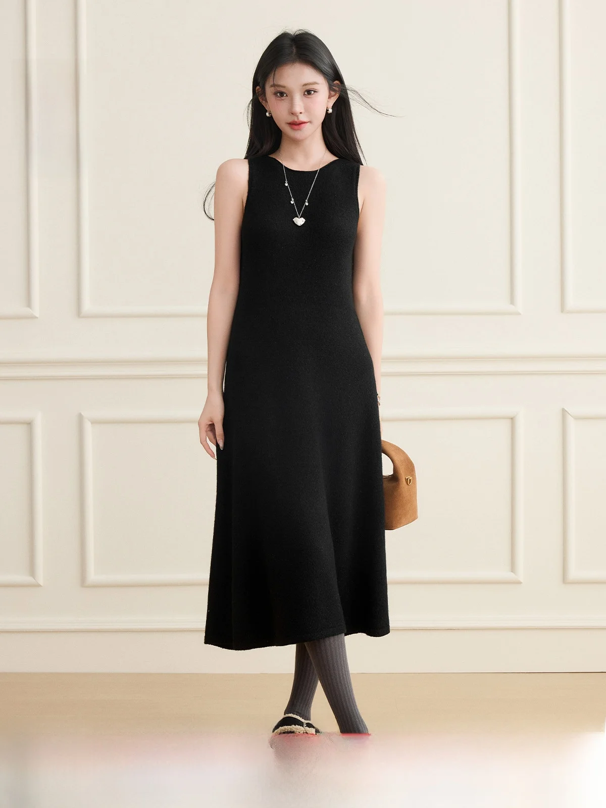 Ele Knitted Woolen Dr round Ne Svel Slimming Design Autumn Winter New Sle Women's Faion Casual A-Line Dr
Ele Knitted Woolen Dr round Ne Svel Slimming Design Autumn Winter New Sle Women's Faion Casual A-Line Dr