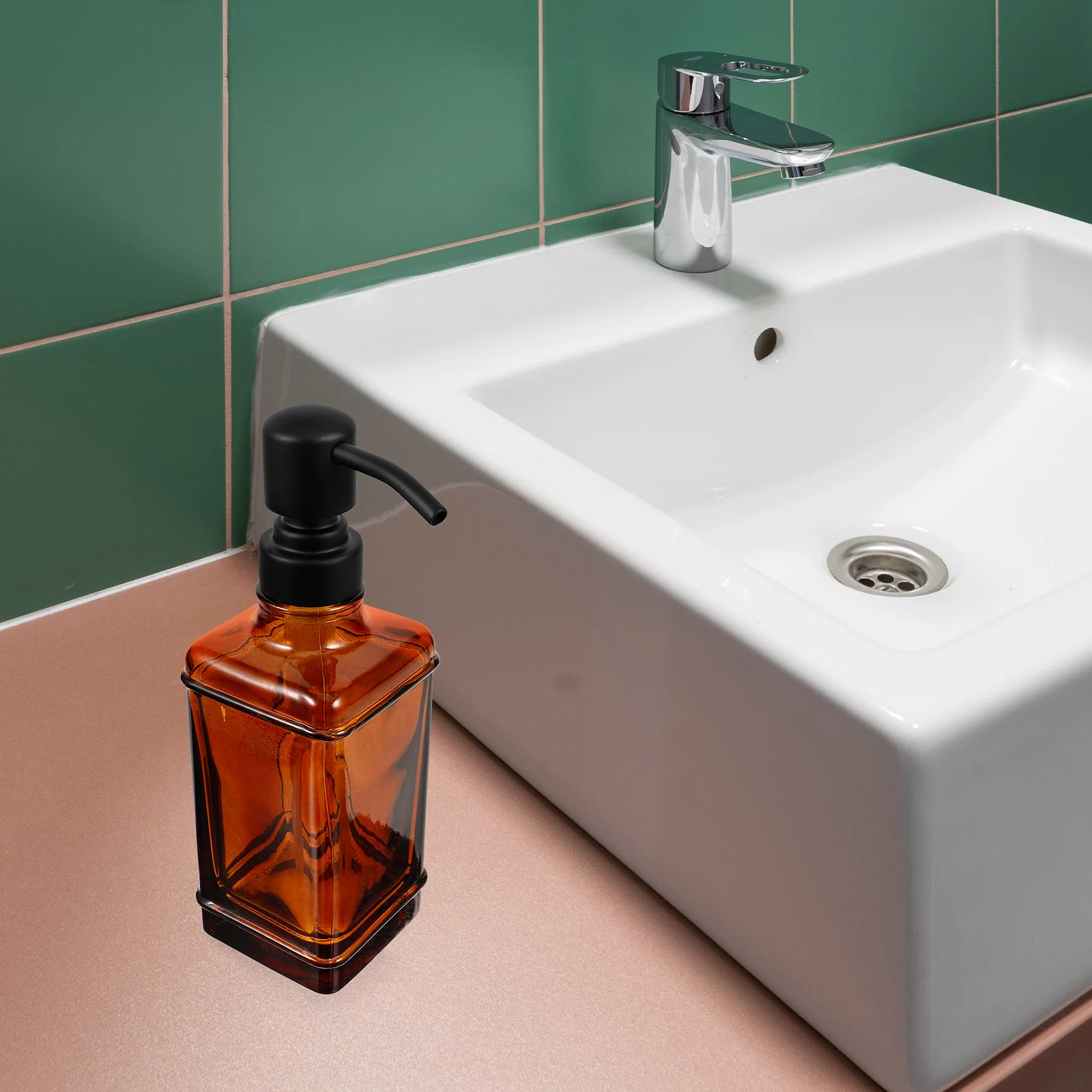 Empty Soap Bottle Glass Pump Dispenser Pressing Lotion Container Refillable for Shampoo Shower Gel Hand Soap Bathroom Use
Empty Soap Bottle Glass Pump Dispenser Pressing Lotion Container Refillable for Shampoo Shower Gel Hand Soap Bathroom Use