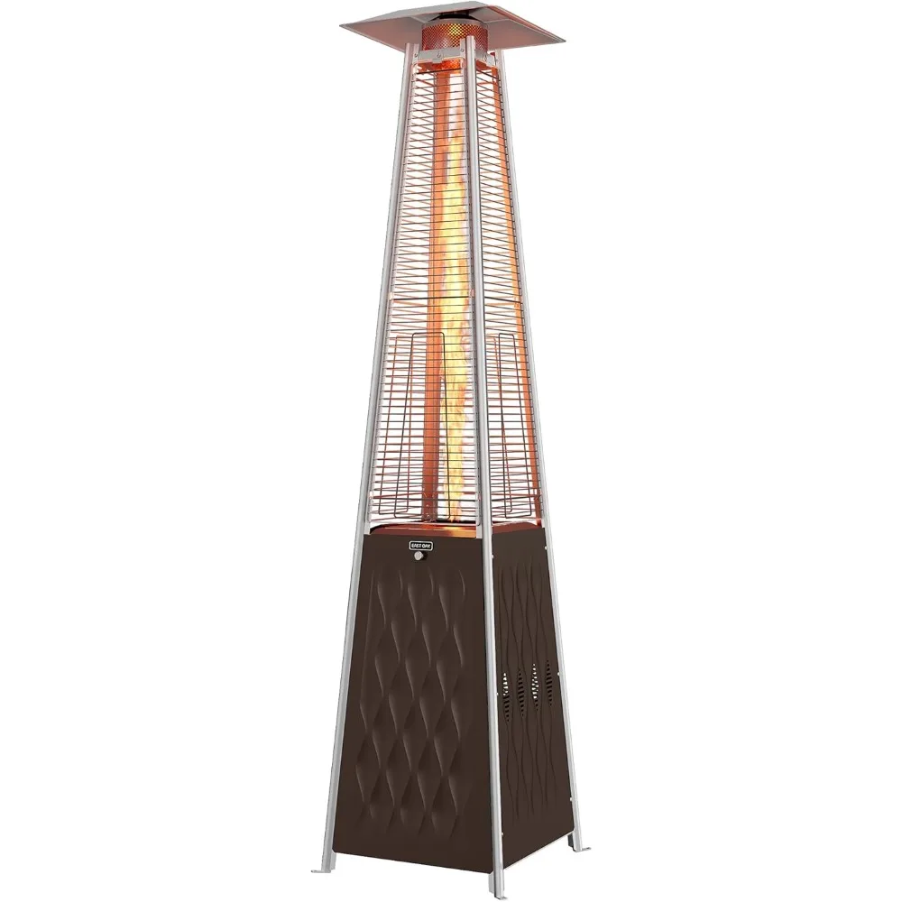 Pyramid Patio Heater, 48,000 BTU Outdoor Patio Heater, Quartz Glass Tube Propane Heater for Commercial & Residential, Triple
Pyramid Patio Heater, 48,000 BTU Outdoor Patio Heater, Quartz Glass Tube Propane Heater for Commercial & Residential, Triple