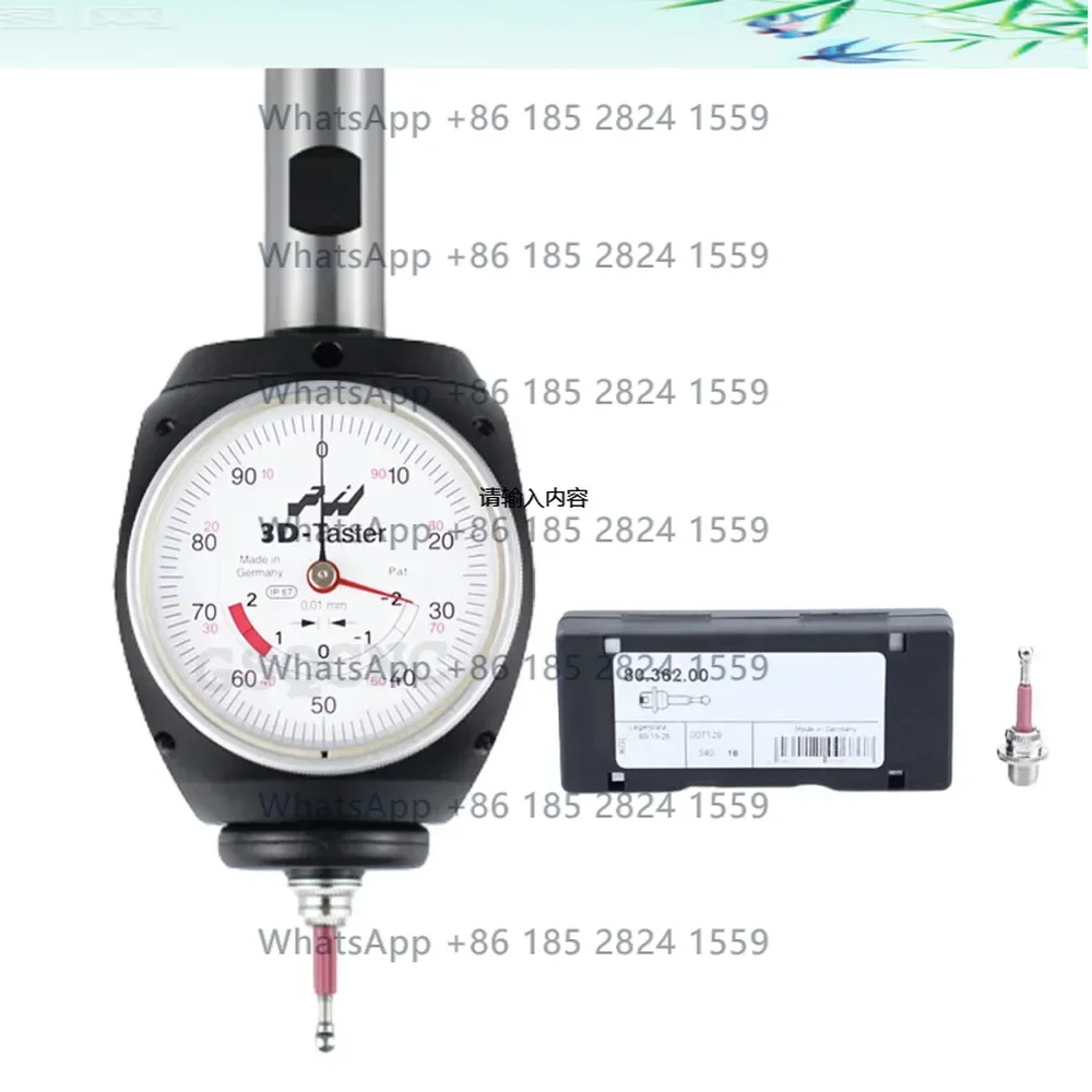 Haimer Универсальный 3D-Taster 3D-указатель для поиска кромок Тип 80.360.00 FHN 80-362.00 80-363.00 Точность контакта зонда 0,01 мм на складе
Haimer Универсальный 3D-Taster 3D-указатель для поиска кромок Тип 80.360.00 FHN 80-362.00 80-363.00 Точность контакта зонда 0,01 мм на складе