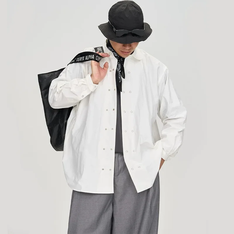 Mens Double Breasted Japan Streetwear Vintage Fashion Long Sleeve Loose Casual Cargo Shirts Cityboy Oversize Blouses Shirt Man
Mens Double Breasted Japan Streetwear Vintage Fashion Long Sleeve Loose Casual Cargo Shirts Cityboy Oversize Blouses Shirt Man