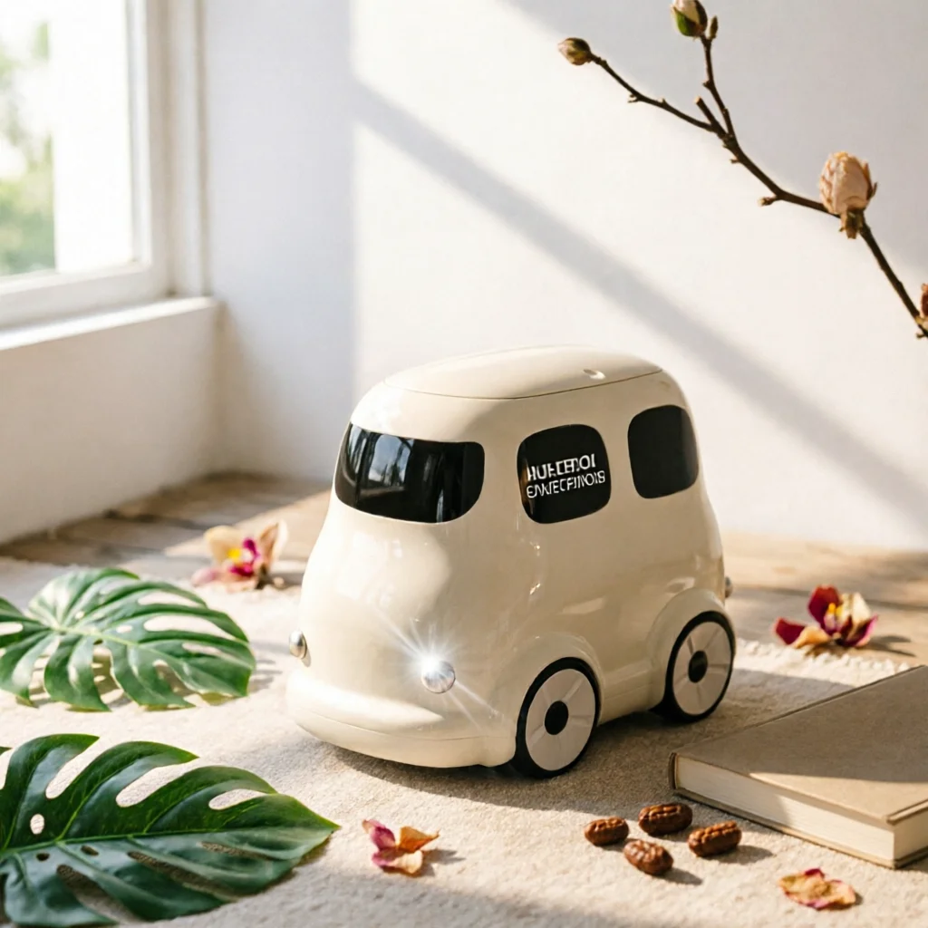Cartoon Bus Trash Can Glossy Bus-Shaped Bin Small Trash Can Wheel-Design Details Wastebasket Easy to Clean
Cartoon Bus Trash Can Glossy Bus-Shaped Bin Small Trash Can Wheel-Design Details Wastebasket Easy to Clean