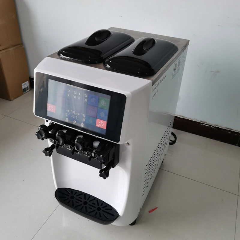 Electric Soft Ice Cream Machine Commercial Ice Cream Maker Desktop Sweet Cone Freezing Equipment
Electric Soft Ice Cream Machine Commercial Ice Cream Maker Desktop Sweet Cone Freezing Equipment