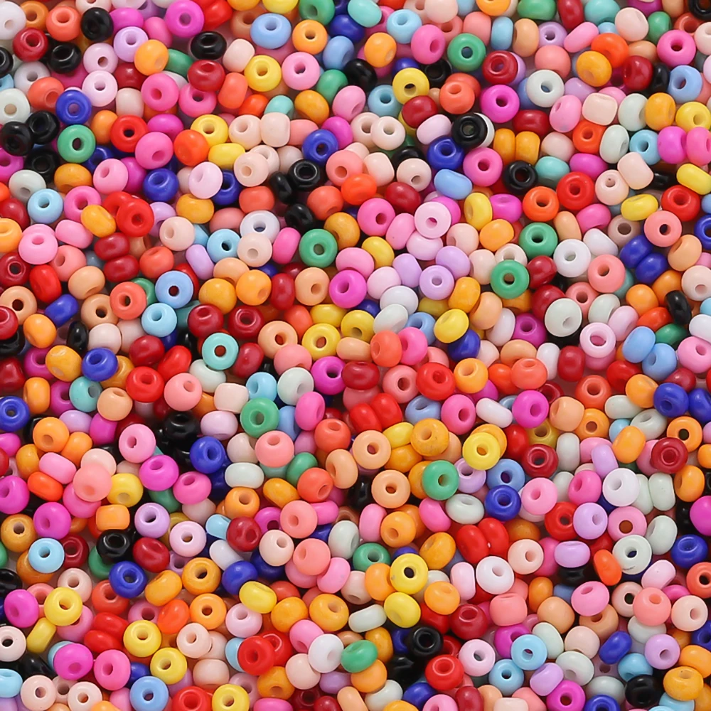 500pcs Glass Colored Seed Beads 3mm Round Spacer Loose Bedas for Handmade DIY Bracelet Necklace Earrig Jewelry Making Supplies
500pcs Glass Colored Seed Beads 3mm Round Spacer Loose Bedas for Handmade DIY Bracelet Necklace Earrig Jewelry Making Supplies
