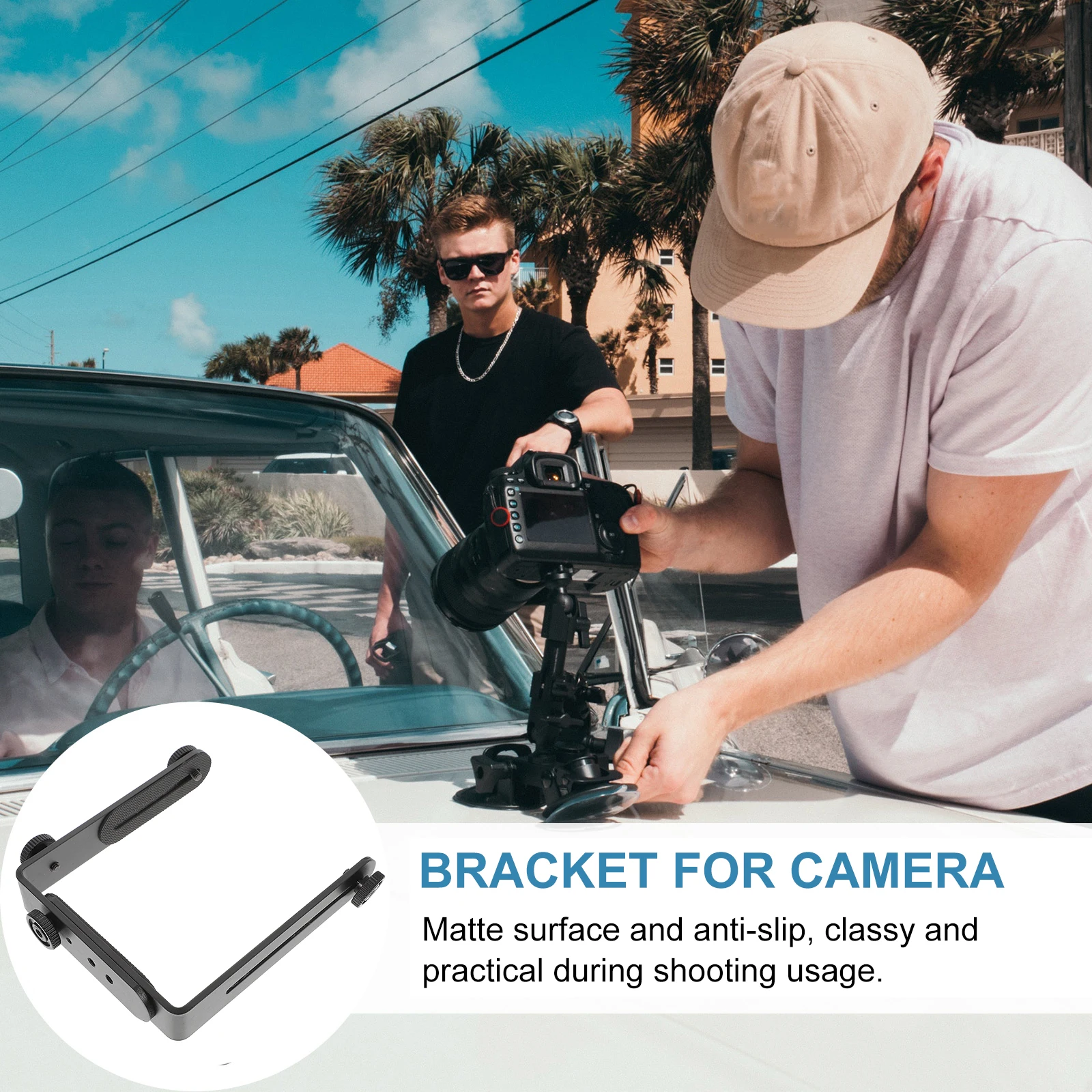 L-Shape Bracket Matte Surface Anti-Slip for DSLR Camera LED Light Flash Mount Black Tripods Storage Rack 1 4 Screw Hole
L-Shape Bracket Matte Surface Anti-Slip for DSLR Camera LED Light Flash Mount Black Tripods Storage Rack 1 4 Screw Hole