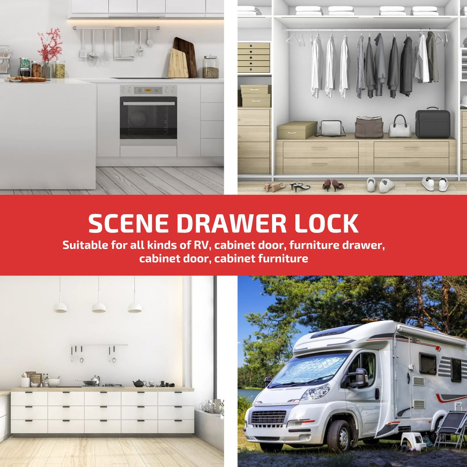 5Pcs Door Knob Latch Thick Base High Load Capacity for Cabinet Cupboard Van Rv Motorhome Push Button Catch Door Catch Bolt
5Pcs Door Knob Latch Thick Base High Load Capacity for Cabinet Cupboard Van Rv Motorhome Push Button Catch Door Catch Bolt