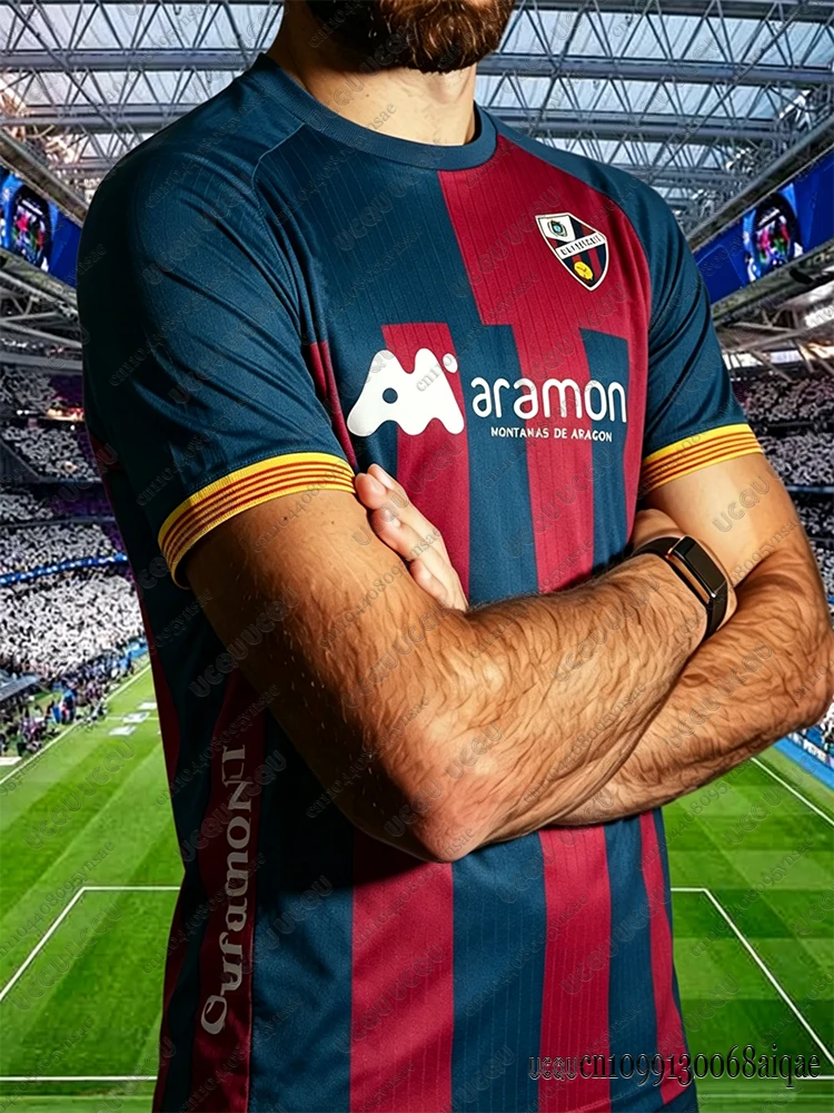 Summer New Men Football Jerseys Cycling Shirts Spain Huesca 25-26 Home Away Kits Adult/Kids Team Uniform Men Football Shirts
Summer New Men Football Jerseys Cycling Shirts Spain Huesca 25-26 Home Away Kits Adult/Kids Team Uniform Men Football Shirts