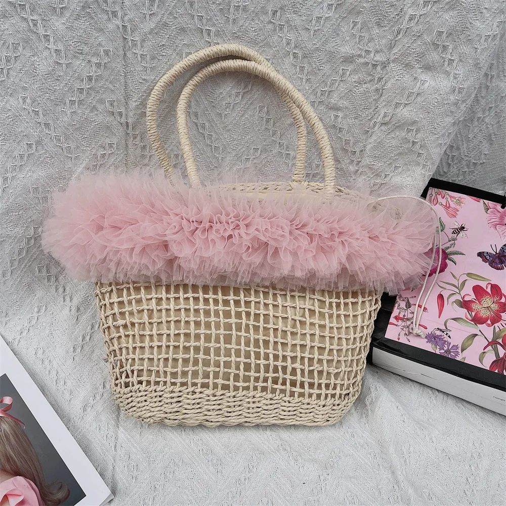 2025 New Fashion Design Women Fluffy Feather Straw Handbags Bohemian Style Beach Woven Large Tote Lady Travel Beach Rattan Bag
2025 New Fashion Design Women Fluffy Feather Straw Handbags Bohemian Style Beach Woven Large Tote Lady Travel Beach Rattan Bag
