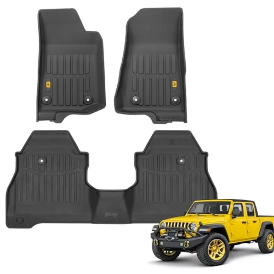 Коврики JustFit 3D для Jeep Gladiator JL 2020-2026, всепогодные, на заказ, передние и задние, с расширенным покрытием, дизайн B
Коврики JustFit 3D для Jeep Gladiator JL 2020-2026, всепогодные, на заказ, передние и задние, с расширенным покрытием, дизайн B