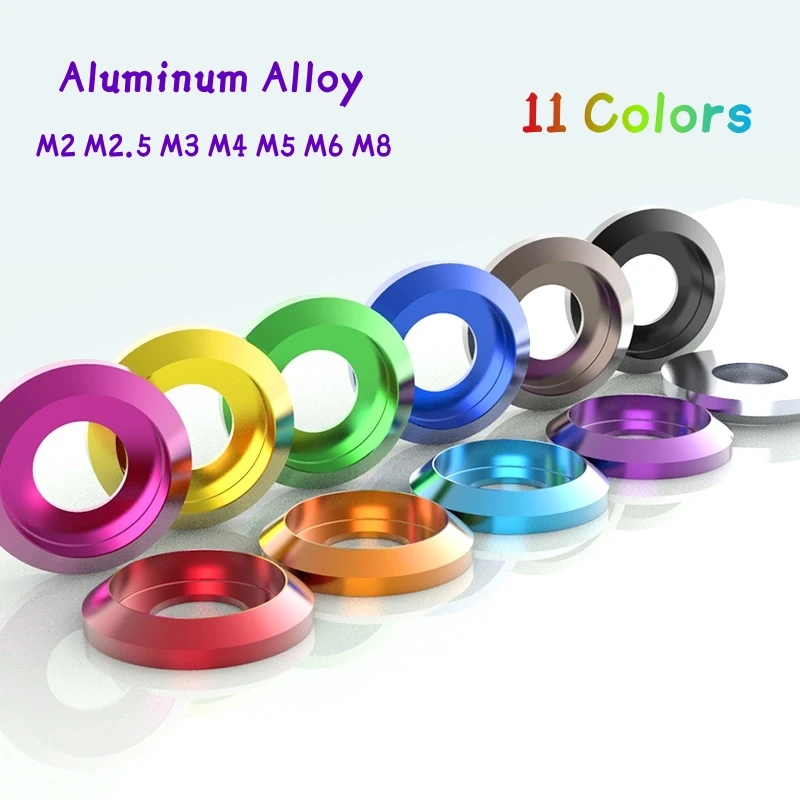 2/5Pcs M2 M2.5 M3 M4 M5 M6M8 Multi-Color Anodizing Aluminum Alloy Thin Half Round Pan Head Washer Screw Al Metal Grooved Gaskets
2/5Pcs M2 M2.5 M3 M4 M5 M6M8 Multi-Color Anodizing Aluminum Alloy Thin Half Round Pan Head Washer Screw Al Metal Grooved Gaskets