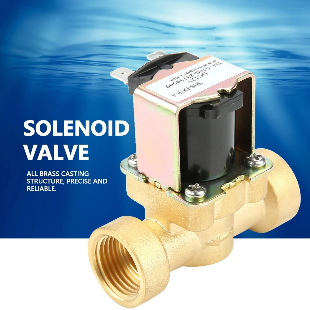 Electric Magnetic Valve 12V Brass DN15 G1/2 Normal Closed Copper Body Water Valve Electric Solenoid Valve
Electric Magnetic Valve 12V Brass DN15 G1/2 Normal Closed Copper Body Water Valve Electric Solenoid Valve