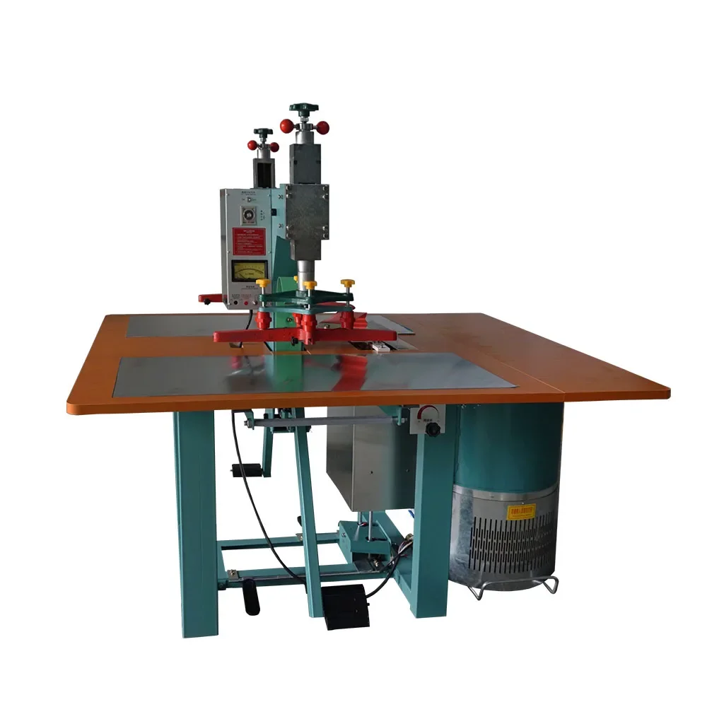 JINGSHUN China Dual Head Style Tarpaulin Leather PU Shoe PVC Logo Embossing Press High Frequency Welding Machine
JINGSHUN China Dual Head Style Tarpaulin Leather PU Shoe PVC Logo Embossing Press High Frequency Welding Machine