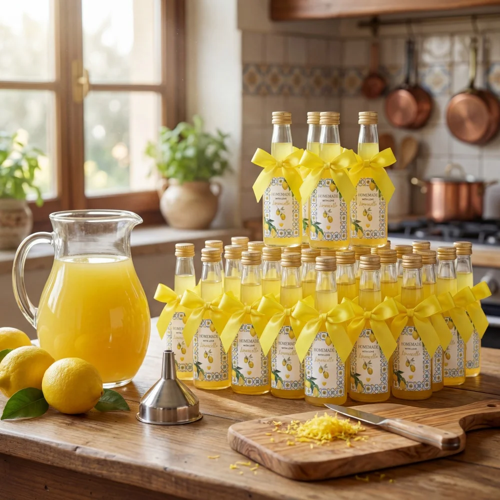 50pcs Empty Limoncello Plastic Bottles, Wedding Party Guest Gifts, Souvenirs for Lemon Festival Engagement Traditional Events
50pcs Empty Limoncello Plastic Bottles, Wedding Party Guest Gifts, Souvenirs for Lemon Festival Engagement Traditional Events
