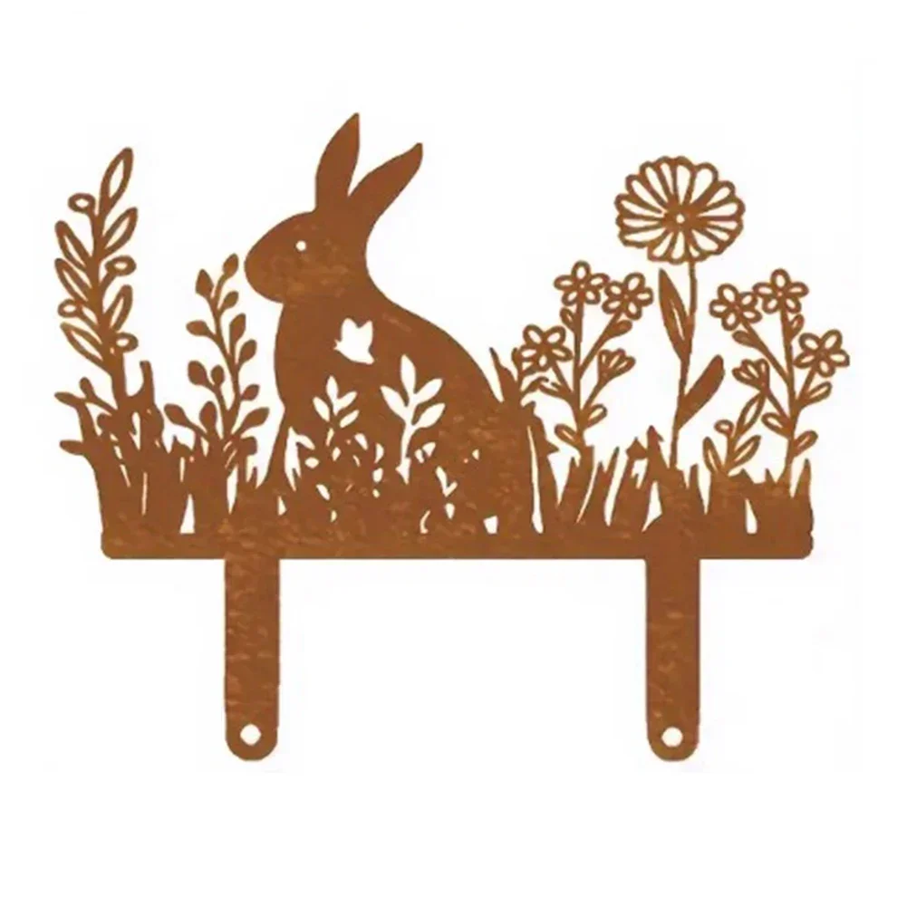 Bunny Ornaments Easter Iron Silhouette Metal Ornaments Garden Decor Garden Sculpture For Outdoor Basin Hanging Landscape
Bunny Ornaments Easter Iron Silhouette Metal Ornaments Garden Decor Garden Sculpture For Outdoor Basin Hanging Landscape