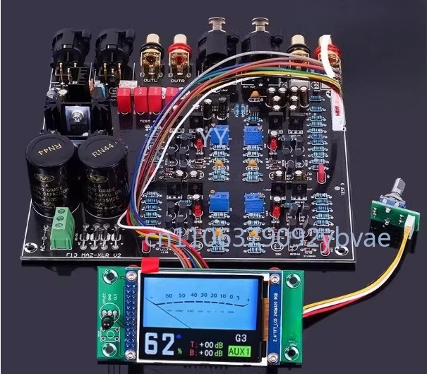 Finished board A set of HDAM HI-END four-module true fully balanced high-end preamplifier, infrared remote control
Finished board A set of HDAM HI-END four-module true fully balanced high-end preamplifier, infrared remote control