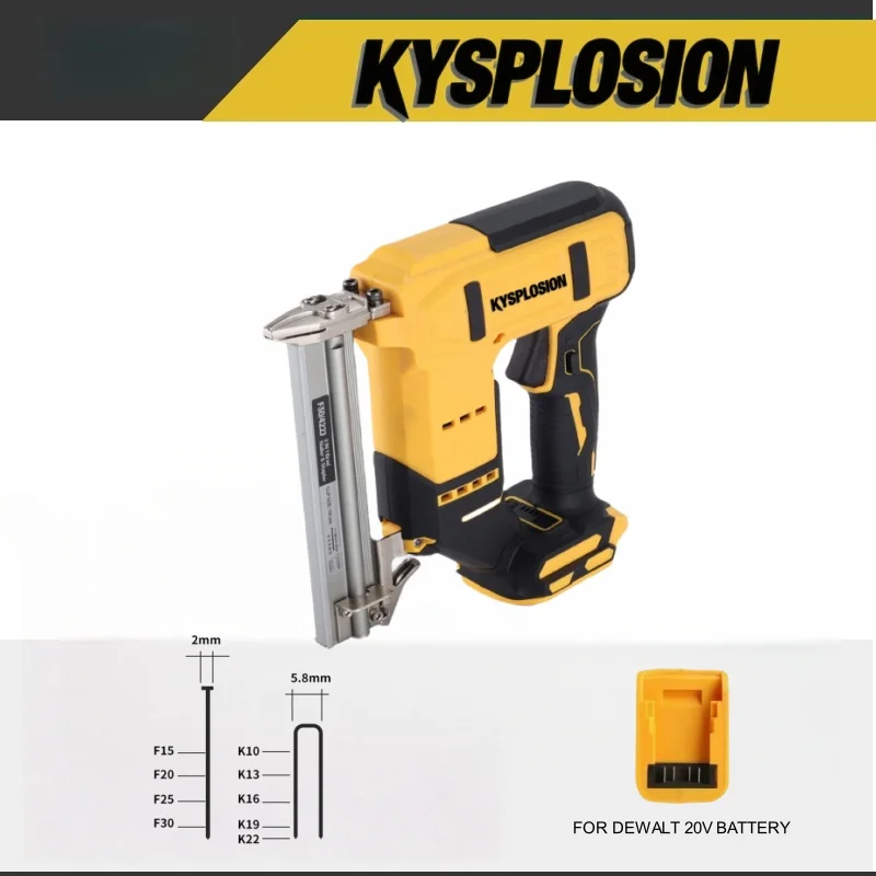 Brushless Electric Nail Gun 2in1 Cordless Stapler Framing Nailer Woodworking Power Tools for Dewalt 20V tools Battery Portable
Brushless Electric Nail Gun 2in1 Cordless Stapler Framing Nailer Woodworking Power Tools for Dewalt 20V tools Battery Portable