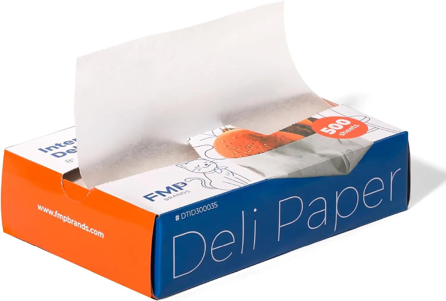 500 Pack 8x10.75" Wax Paper Sheets for Food, Interfolded Precut Deli Pop Up Grease-Proof Sandwich Wraps for Lunch BBQ Microwave
500 Pack 8x10.75" Wax Paper Sheets for Food, Interfolded Precut Deli Pop Up Grease-Proof Sandwich Wraps for Lunch BBQ Microwave