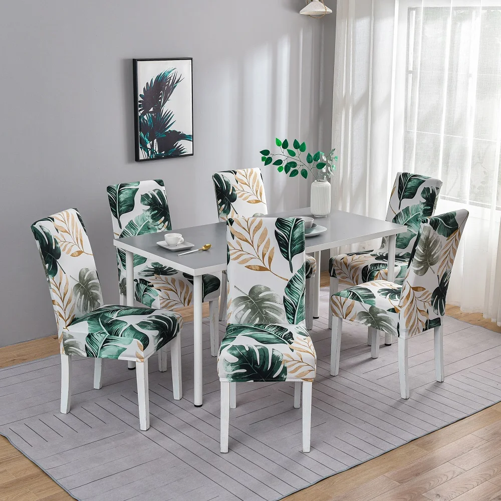 Elastic Chair Covers Dining Room for Home Decor Kitchen Seat Cushion Sunflowers Green Leaf Furniture protection 2023 New
Elastic Chair Covers Dining Room for Home Decor Kitchen Seat Cushion Sunflowers Green Leaf Furniture protection 2023 New