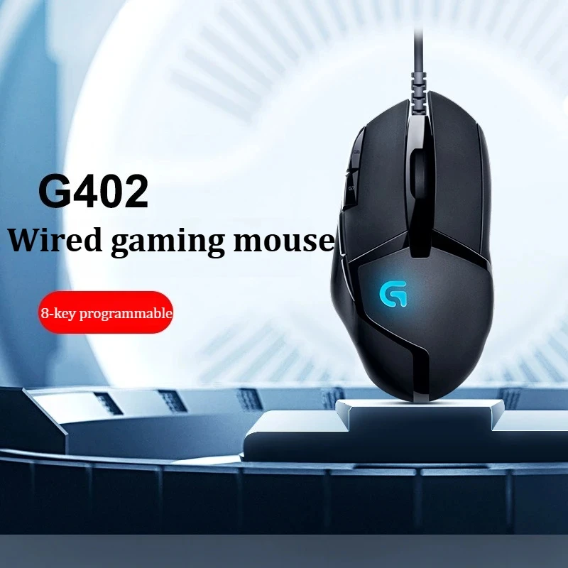 Logitech G402 wired gaming mouse with a high-speed optical sensor, RGB lighting, and ergonomic design for PC gaming and laptops
Logitech G402 wired gaming mouse with a high-speed optical sensor, RGB lighting, and ergonomic design for PC gaming and laptops