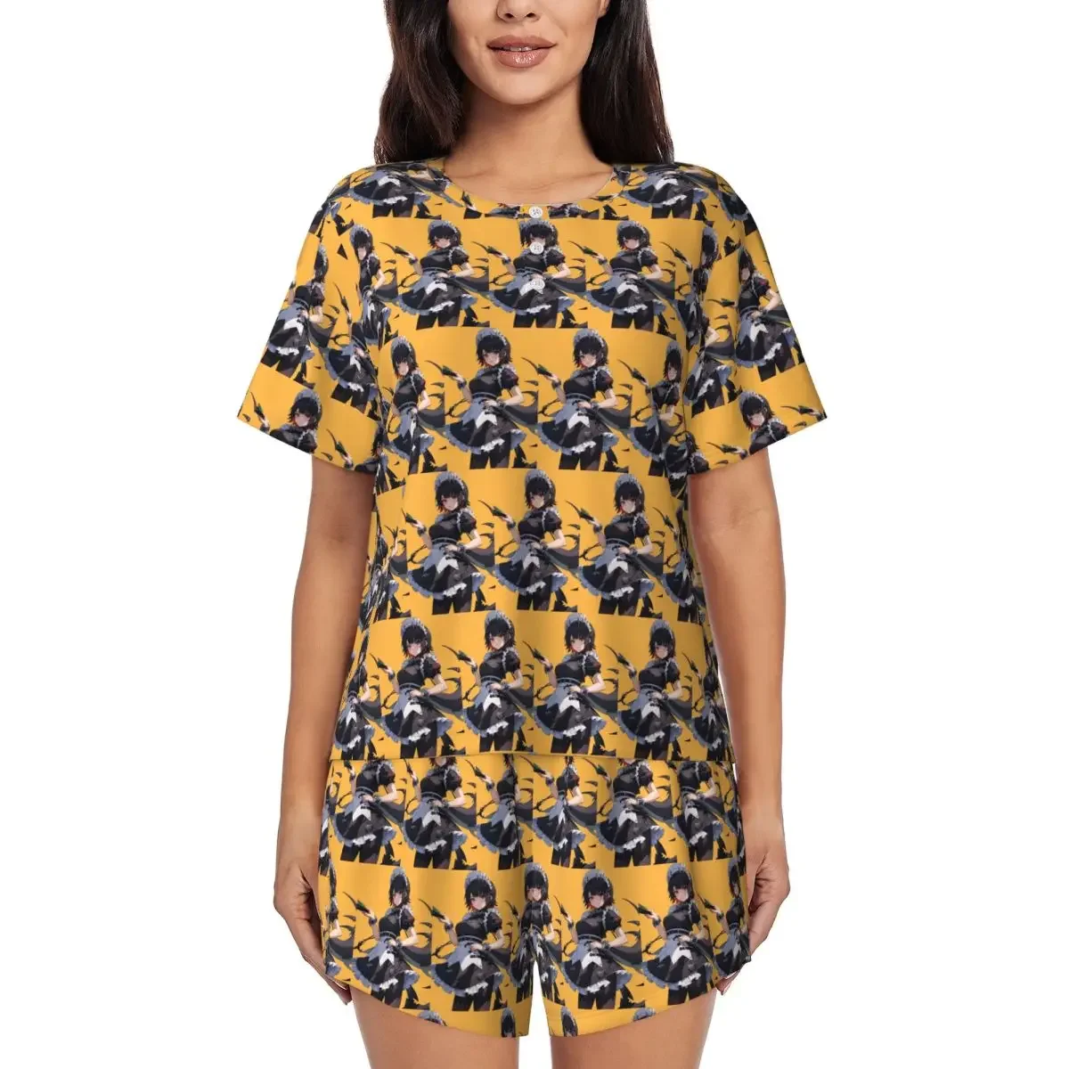 Ellen Joe - Zenless Zone Zero Round Neck Short Sleeve Nightgowns for Sleeping Sleepshirts Women Loose Pajama Set Short Pants
Ellen Joe - Zenless Zone Zero Round Neck Short Sleeve Nightgowns for Sleeping Sleepshirts Women Loose Pajama Set Short Pants