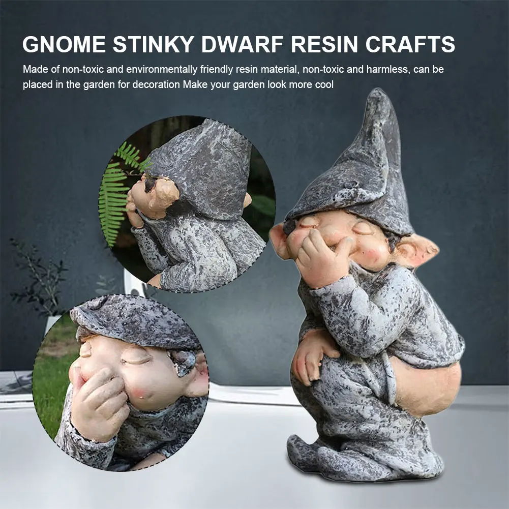 Outdoors Resin Garden Statue Naughty Funny Art Statue Creative Figure Crafts Outdoor Decor Dwarf Sculptures Yard & Garden Decors
Outdoors Resin Garden Statue Naughty Funny Art Statue Creative Figure Crafts Outdoor Decor Dwarf Sculptures Yard & Garden Decors