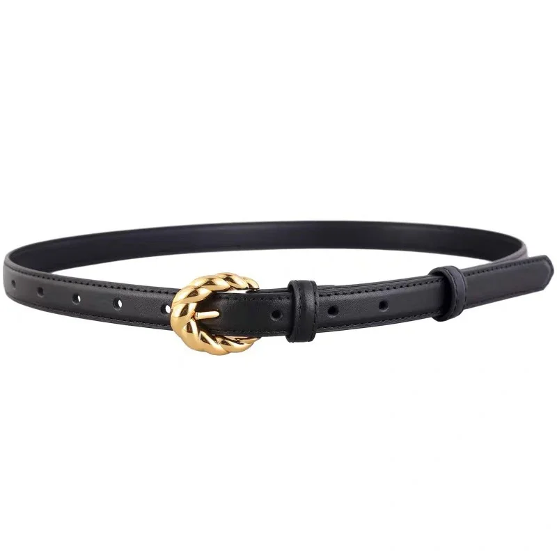 Hemp Pattern Buckle Leather Belts Women Retro Gold Buckle Girdle Jeans Dresses Suits Waistband Accessories
Hemp Pattern Buckle Leather Belts Women Retro Gold Buckle Girdle Jeans Dresses Suits Waistband Accessories