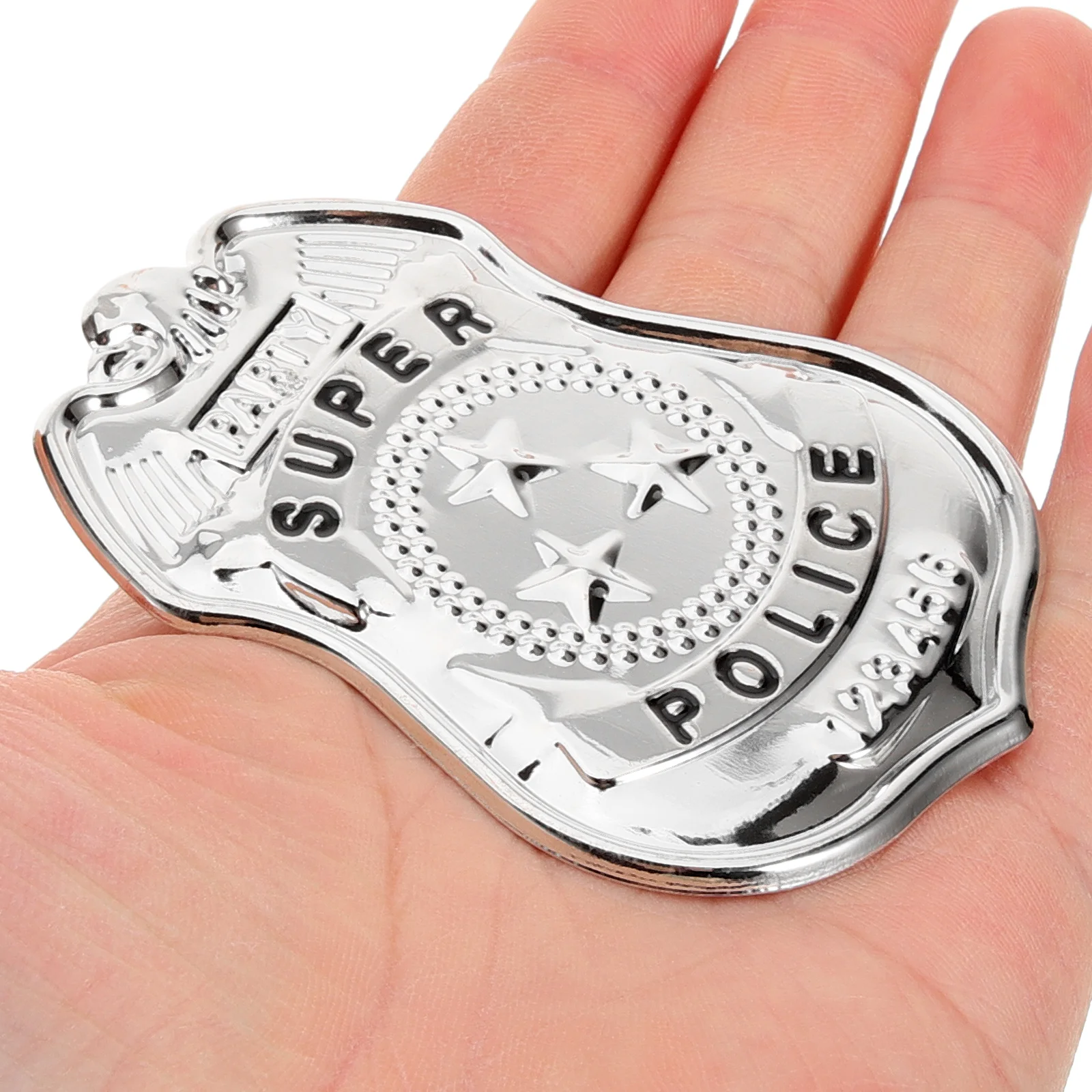 Police Badge Pins Hexagonal Star Jewelry for Men Brooch Pin Decorative Accessory Lightweight Metal Construction
Police Badge Pins Hexagonal Star Jewelry for Men Brooch Pin Decorative Accessory Lightweight Metal Construction