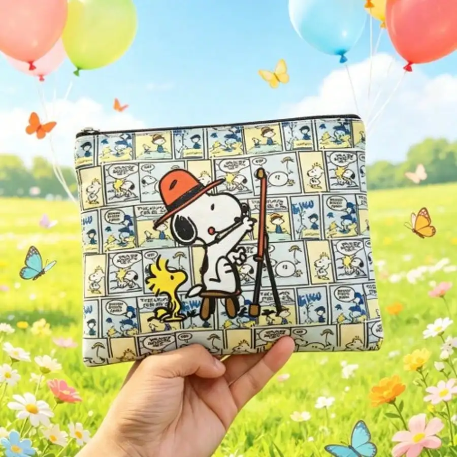 1pc Peanuts Snoopy Cartoon Zipper Storage Pouch, Multipurpose Stationery & Cosmetic Organizer Bag For Travel, School And Daily Commute, Great Gift For Teenage Girls
1pc Peanuts Snoopy Cartoon Zipper Storage Pouch, Multipurpose Stationery & Cosmetic Organizer Bag For Travel, School And Daily Commute, Great Gift For Teenage Girls