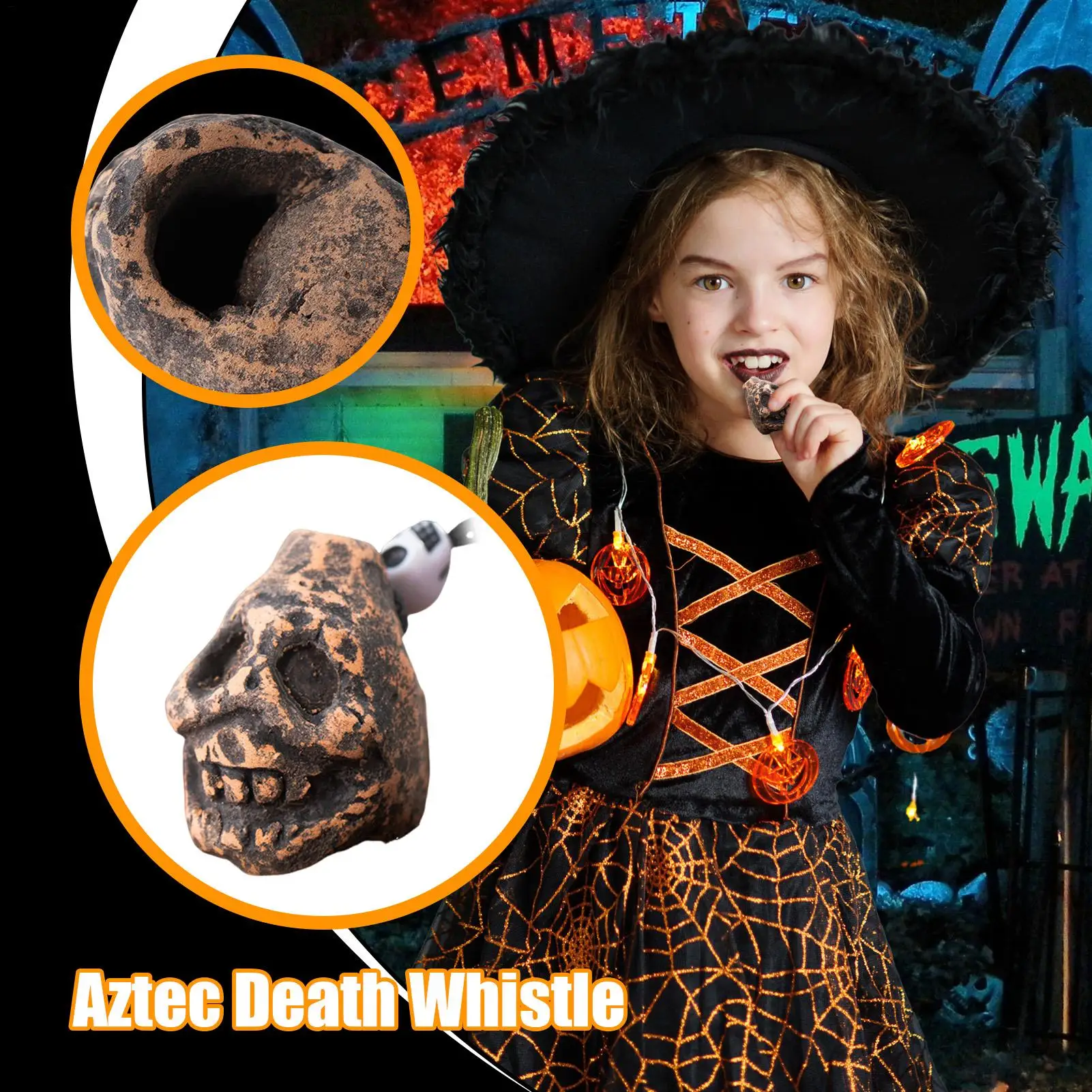 Aztec Death Whistle Skull Spookys Human Death Scream Loud Whistle Human Prank Battle Whistle Camping Halloween Outdoor Tools
Aztec Death Whistle Skull Spookys Human Death Scream Loud Whistle Human Prank Battle Whistle Camping Halloween Outdoor Tools
