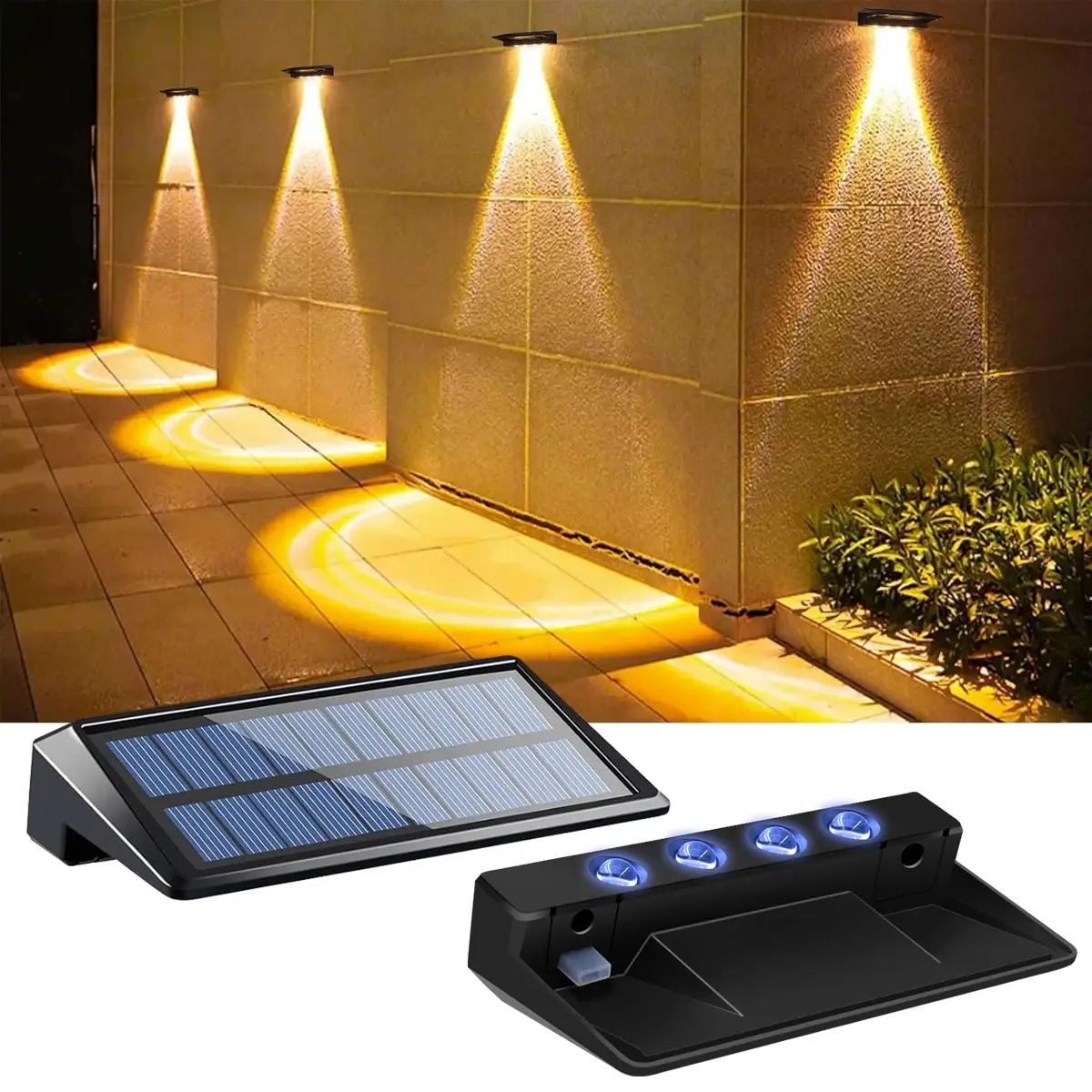 Solar Fence Lights Outdoor Waterproof RGB Color Changing/Warm White LED Solar Step Lights Outdoor Wall Lights IP65 Waterproof
Solar Fence Lights Outdoor Waterproof RGB Color Changing/Warm White LED Solar Step Lights Outdoor Wall Lights IP65 Waterproof