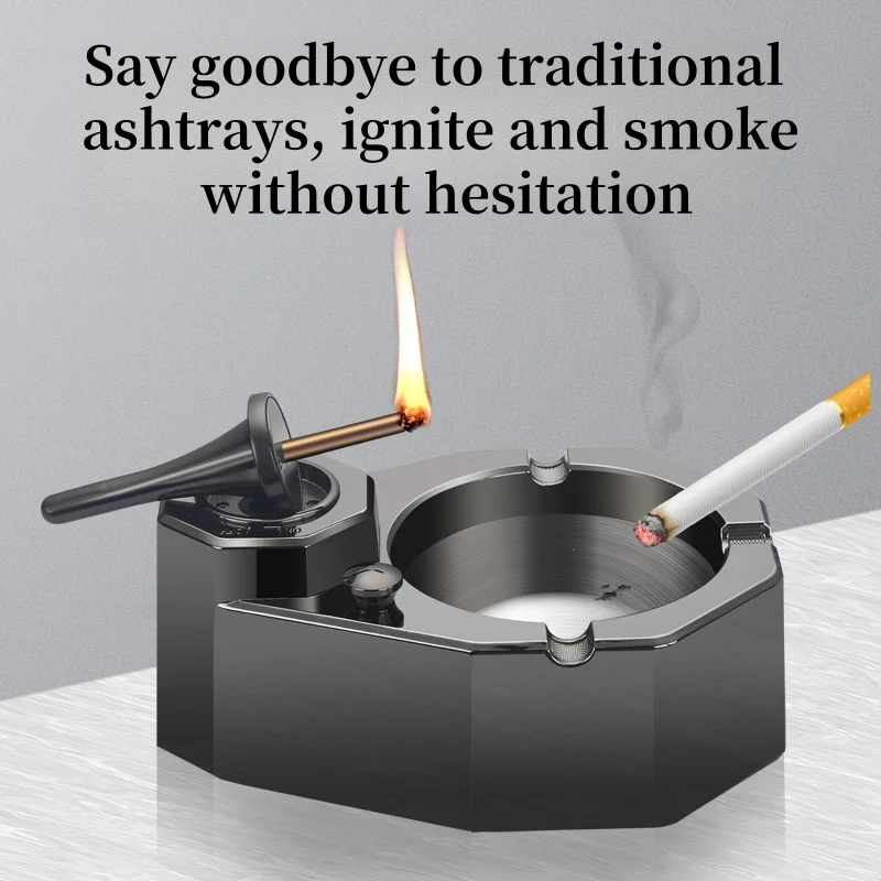 Baicheng Latest Oil-Electric Hybrid Rechargeable Lighter Ignition Type Creative Ashtray Office Desktop Deco Gift
Baicheng Latest Oil-Electric Hybrid Rechargeable Lighter Ignition Type Creative Ashtray Office Desktop Deco Gift