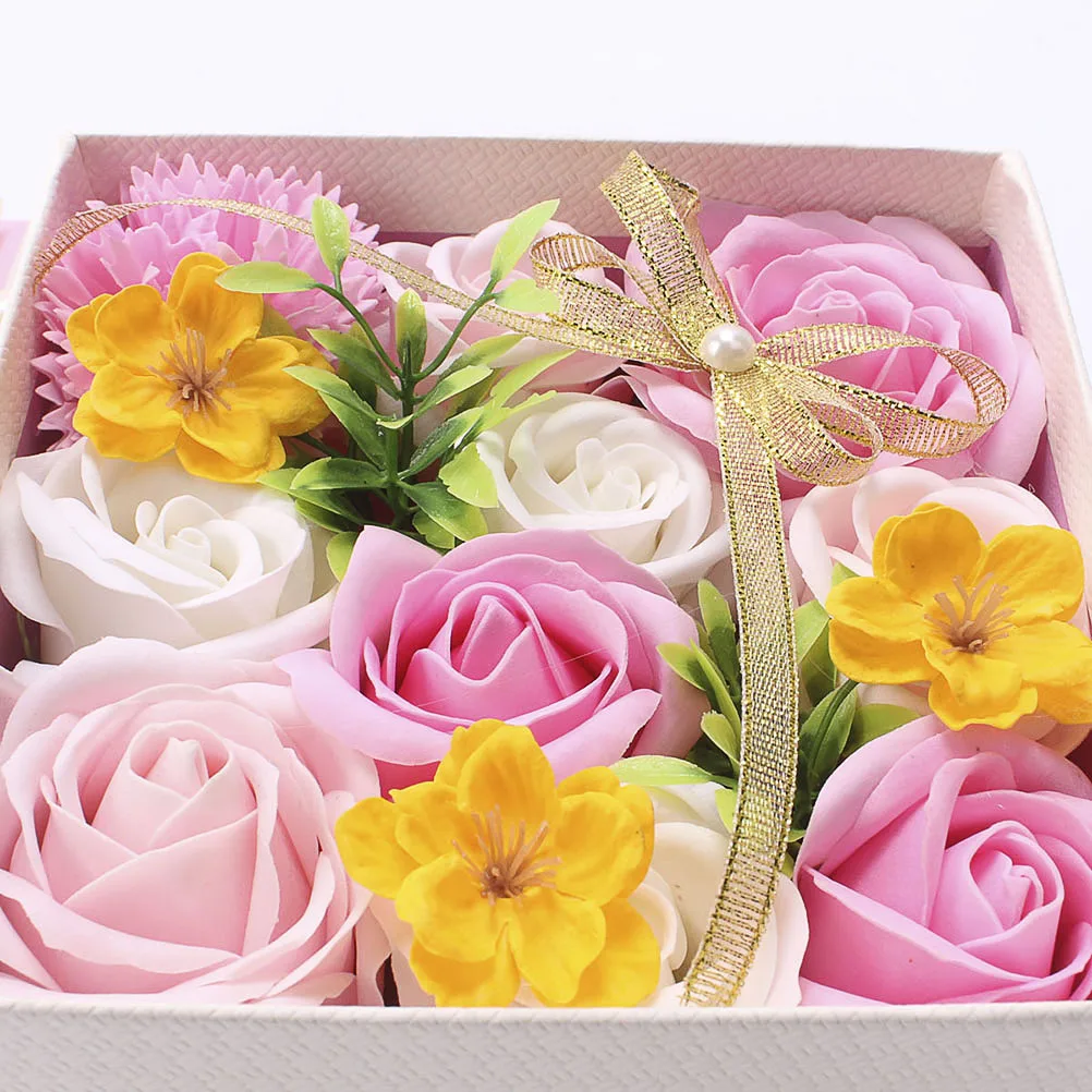Floral Gift Box Home Decoration Artificial Flower Soap Rose Romantic Atmosphere Valentine Present Party Supplies
Floral Gift Box Home Decoration Artificial Flower Soap Rose Romantic Atmosphere Valentine Present Party Supplies