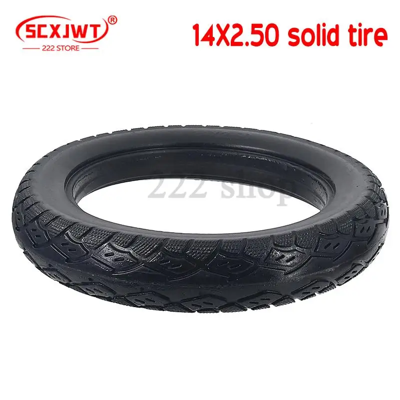 Electric bicycle scooter 14x2.50 solid tire suitable for 14 inch non inflatable polyurethane rubber explosion-proof tire
Electric bicycle scooter 14x2.50 solid tire suitable for 14 inch non inflatable polyurethane rubber explosion-proof tire