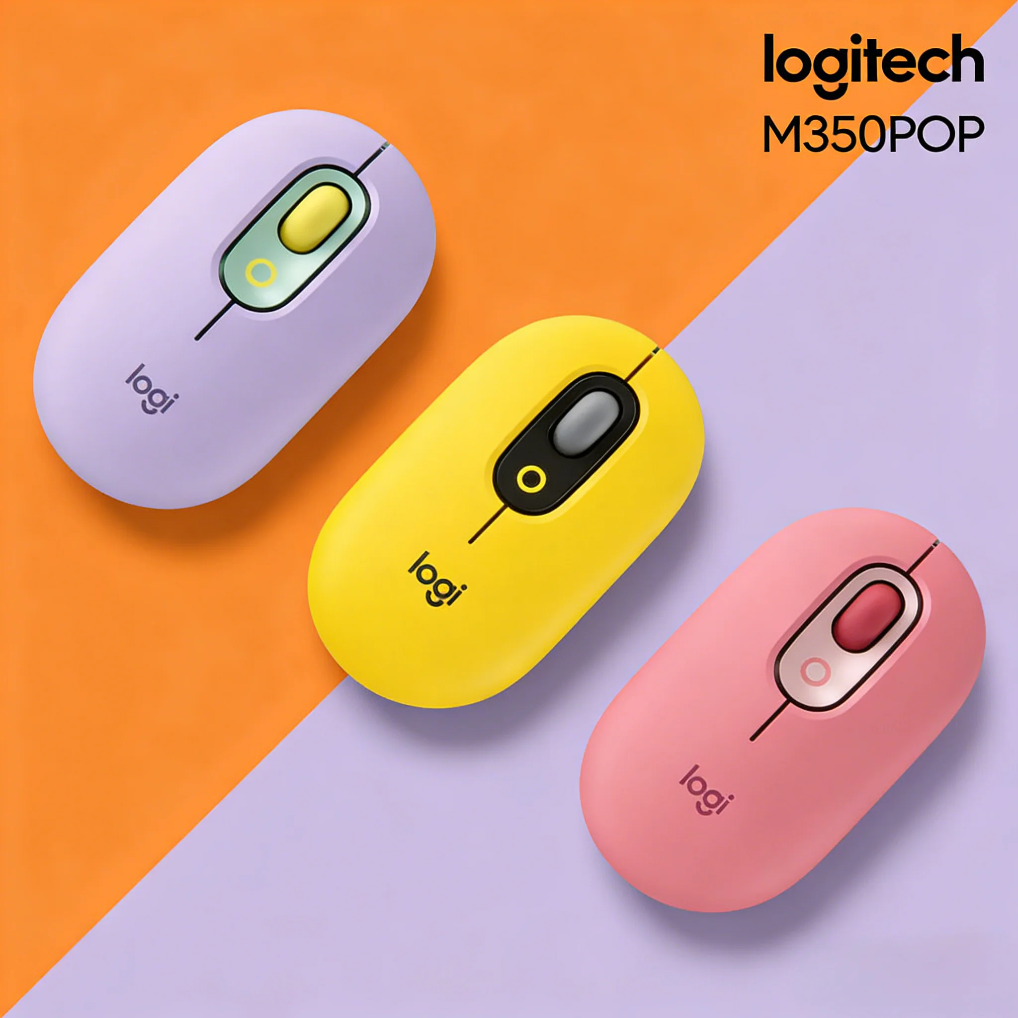 Logitech MX Anywhere 3S/ M350Pop /M350Wireless Mouse, Bluetooth Multi-Device, Perfect for Office, Home & Business, Cute Portable