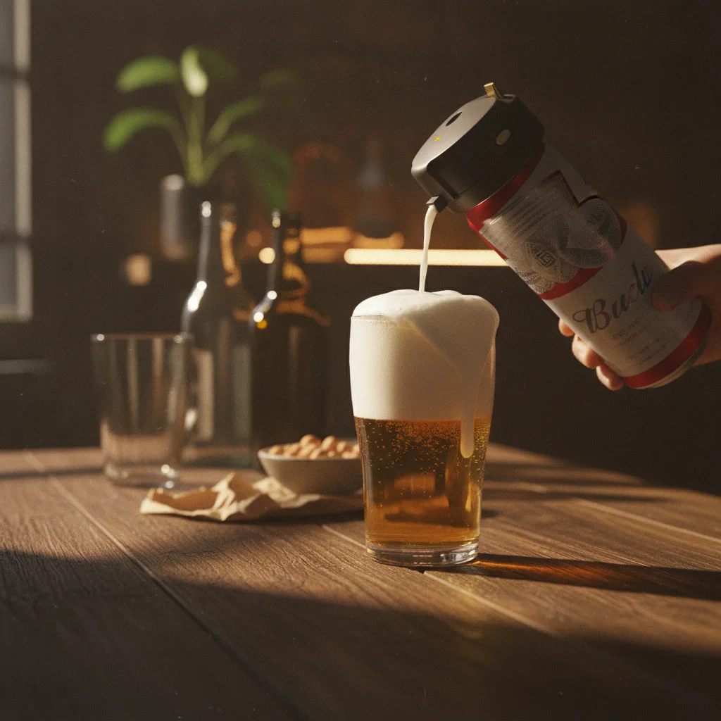 Can Beer Foamer Compact Can Beer Frother Bar Tool Quick and Easy Drink Accessory High-Frequency Vibration
Can Beer Foamer Compact Can Beer Frother Bar Tool Quick and Easy Drink Accessory High-Frequency Vibration