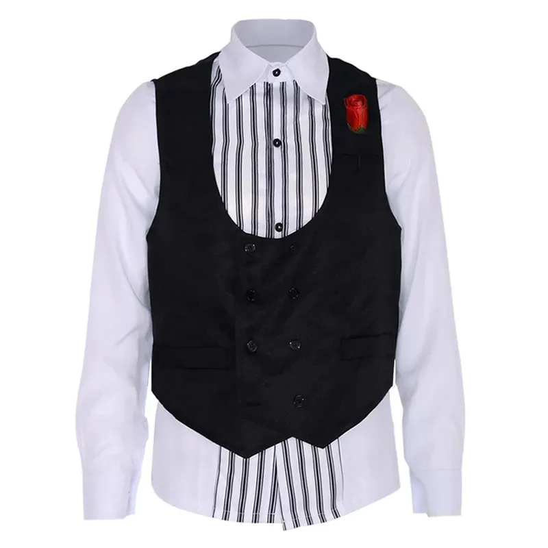 asdh8@Men Coriolanus Snow cosplay Shirt Vest Costume Movie Hunger Games Songbirds Snakes Disguise Adult Male Halloween S
asdh8@Men Coriolanus Snow cosplay Shirt Vest Costume Movie Hunger Games Songbirds Snakes Disguise Adult Male Halloween S