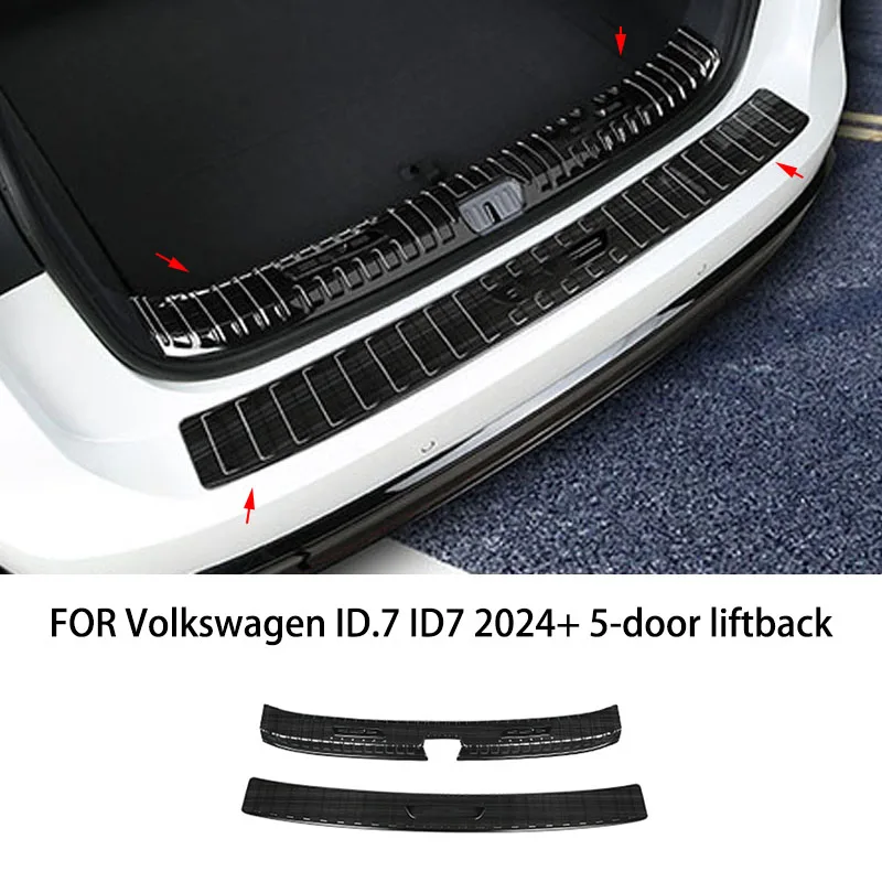 ПОДХОДИТ ДЛЯ Volkswagen ID.7 ID7 2024+ 5-дверная задняя часть черный хром Багажник снаружи внутри Защитная крышка бампера Накладка на порог
ПОДХОДИТ ДЛЯ Volkswagen ID.7 ID7 2024+ 5-дверная задняя часть черный хром Багажник снаружи внутри Защитная крышка бампера Накладка на порог