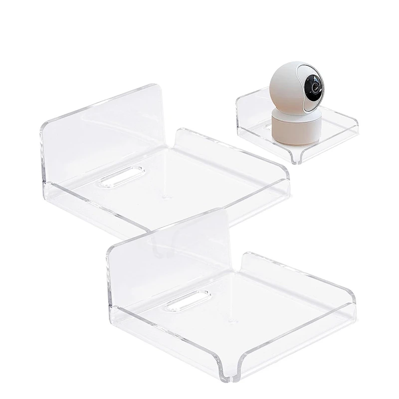 4 PCS Wall Punch-Free Storage Bracket Transparent Plastic Wall-Mounted Camera Wall Living Room Monitoring Bracket
4 PCS Wall Punch-Free Storage Bracket Transparent Plastic Wall-Mounted Camera Wall Living Room Monitoring Bracket