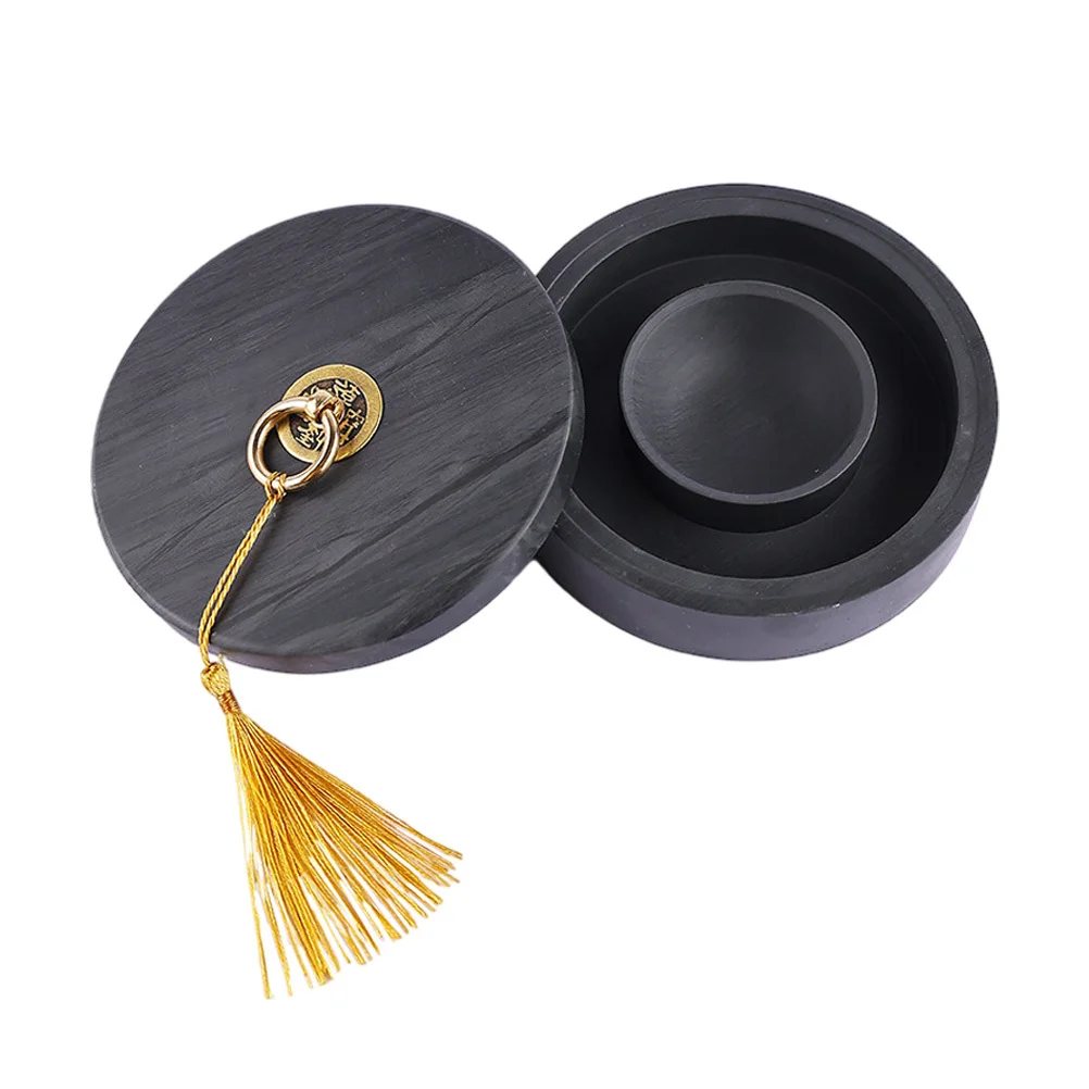 Moisturizing Lidded Inkstone Durable Calligraphy Ink Stone Lightweight Portable Smooth Surface Ink Well for Drawing Painting
Moisturizing Lidded Inkstone Durable Calligraphy Ink Stone Lightweight Portable Smooth Surface Ink Well for Drawing Painting