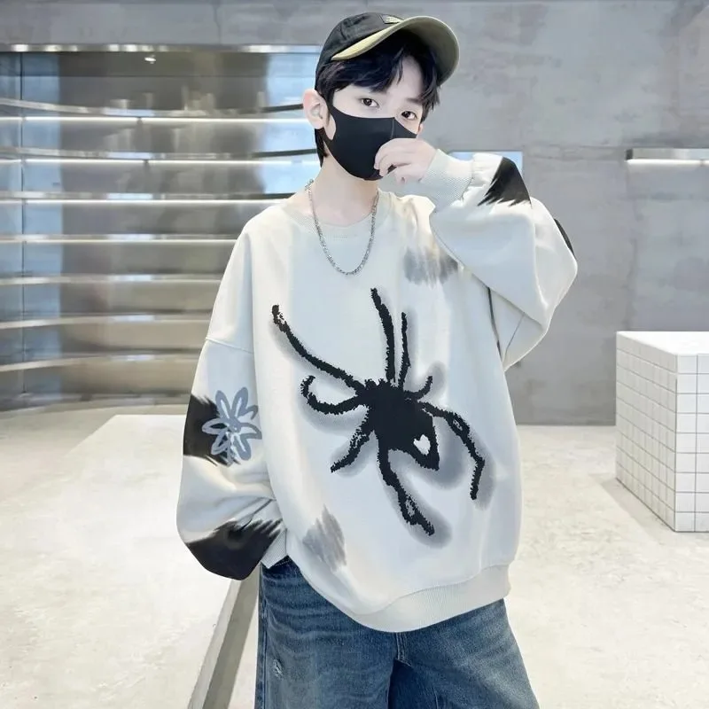 Spring Autumn Boys Cotton Graffiti Printed Sweatshirt School Kids Track Pullover Hoodie Tops Children Work Jumper Outfit 7-16 Yr
Spring Autumn Boys Cotton Graffiti Printed Sweatshirt School Kids Track Pullover Hoodie Tops Children Work Jumper Outfit 7-16 Yr