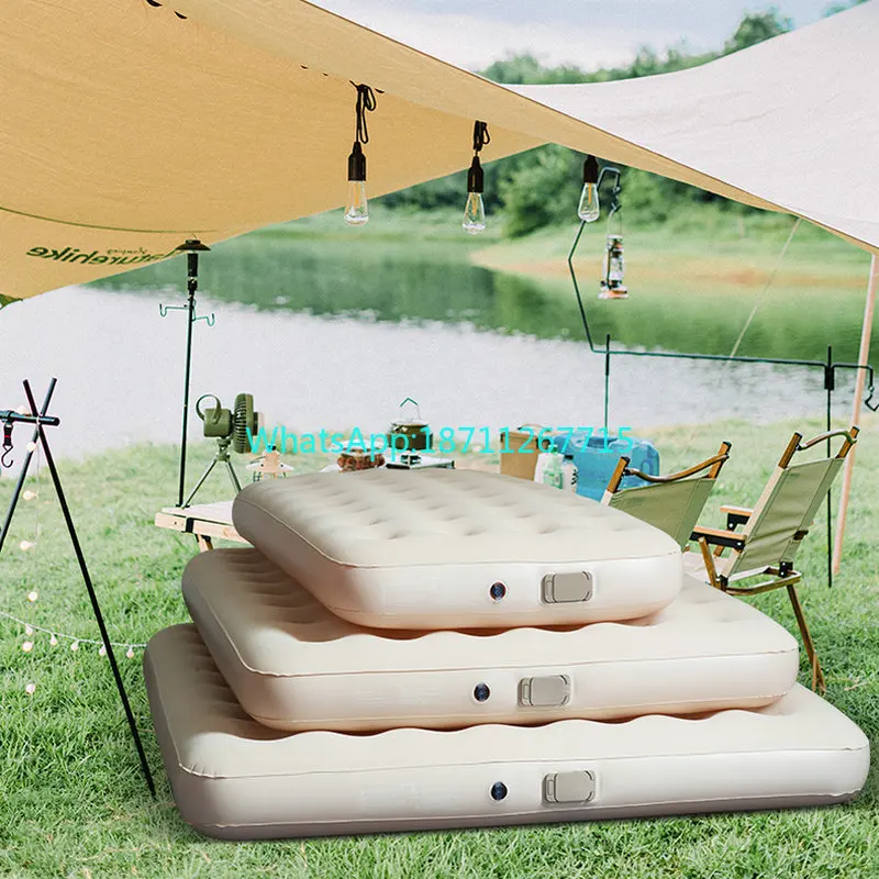 Flocking automatic inflatable mattress outdoor camping double air mattress bed thickened flocking mattress with tent floor mat
Flocking automatic inflatable mattress outdoor camping double air mattress bed thickened flocking mattress with tent floor mat