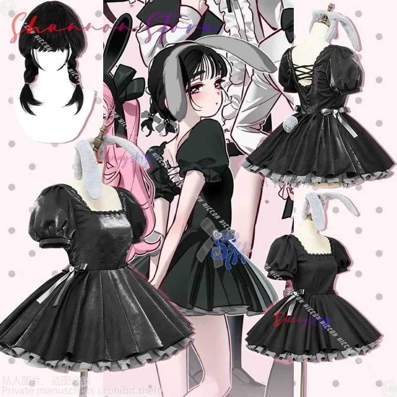 Anime ALIEN STAGE Cosplay Sua New コスプレLittle Black Dress Backless Performance Uniform Miniskirt Sexy Lolita Goth Halloween
Anime ALIEN STAGE Cosplay Sua New コスプレLittle Black Dress Backless Performance Uniform Miniskirt Sexy Lolita Goth Halloween